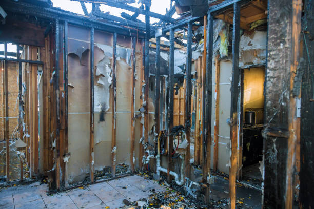 Professional Fire Damage Repair technician working in Wonder Lake, IL